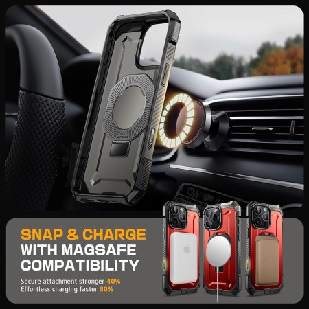 Husa pentru iPhone 16 Pro Max - Supcase Unicorn Beetle Defender - Ruddy