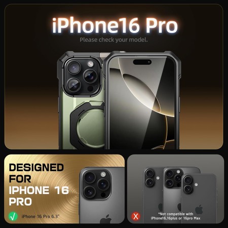 Husa pentru iPhone 16 Pro - Supcase Unicorn Beetle Defender - Guldan