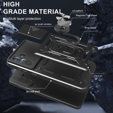 Husa pentru Samsung Galaxy S26 - CamShield - Black
