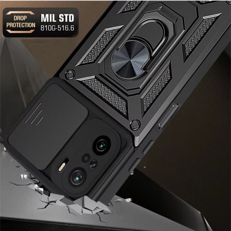 Husa pentru Xiaomi Mi 11i / Poco F3 - CamShield - Black