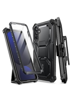 Husa pentru Samsung Galaxy S24 FE + Folie - I-Blason Armorbox - Black
