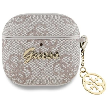 Husa pentru Apple AirPods 4 - Guess 4G Charm Collection - Pink