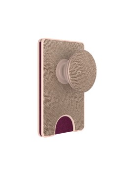Portofel pentru telefon - PopSockets PopWallet - Saffiano Rose Gold