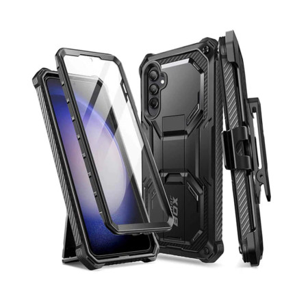 Husa pentru Samsung Galaxy S23 FE + Folie, I-Blason Armorbox, Black