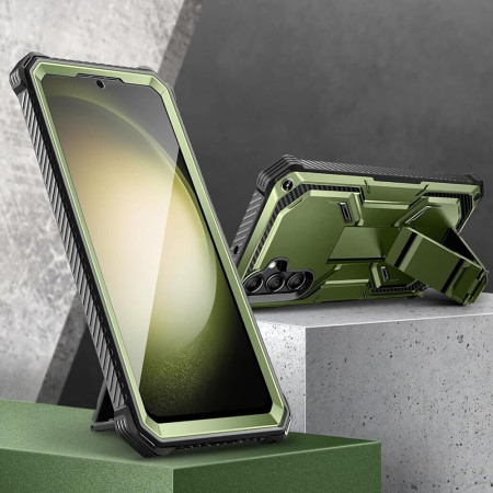 Husa pentru Samsung Galaxy S23 FE cu Folie, I-Blason Armorbox, Guldan