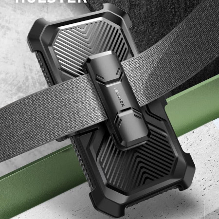 Husa pentru Samsung Galaxy S23 FE cu Folie, I-Blason Armorbox, Guldan