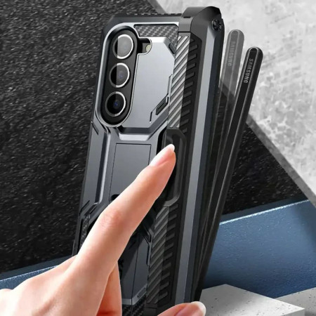 Husa pentru Samsung Galaxy Z Fold5 + Folie, I-Blason Armorbox, Black