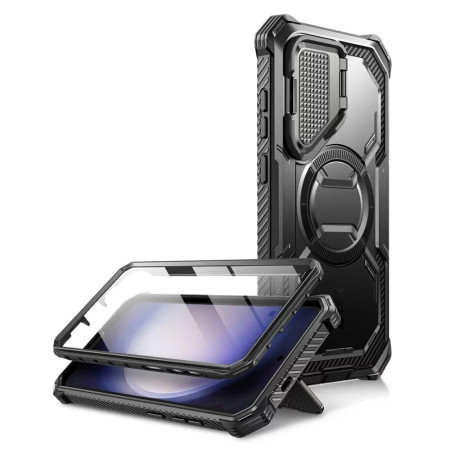 Husa pentru Samsung Galaxy S24 Plus + Folie, I-Blason Armorbox MagSafe, Black