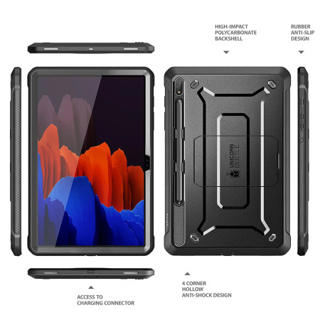 Husa pentru Samsung Galaxy Tab S8 Ultra, Supcase Unicorn Beetle Pro, Black