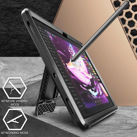 Husa pentru Samsung Galaxy Tab S8 Ultra, Supcase Unicorn Beetle Pro, Black
