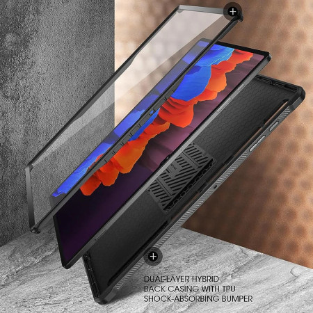 Husa pentru Samsung Galaxy Tab S9 Ultra, Supcase Unicorn Beetle Pro, Black