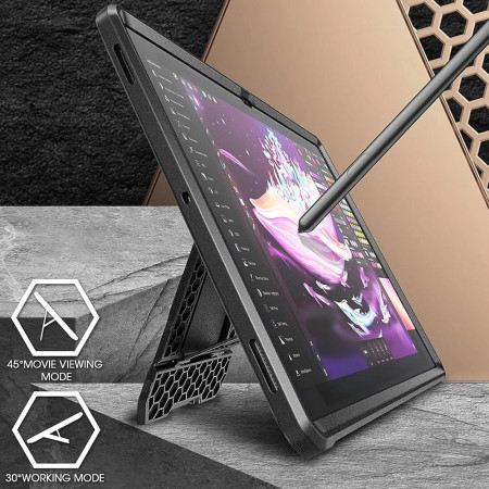 Husa pentru Samsung Galaxy Tab S9 Ultra, Supcase Unicorn Beetle Pro, Black