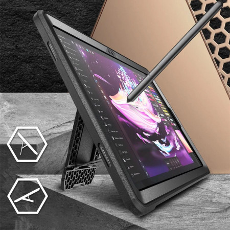 Husa pentru Samsung Galaxy Tab A9 Plus Supcase Unicorn Beetle Pro, Black