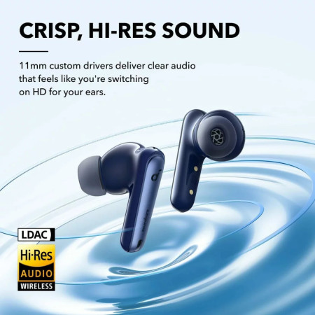 Casti Fara Fir Bluetooth 5.3, IPX4, Anker SoundCore Liberty 4 NC, Blue
