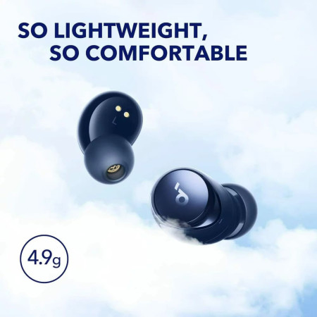Casti Fara Fir Bluetooth 5.2, Anker SoundCore Space A40, Blue