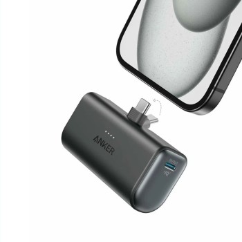 Baterie Externa 5000mAh, 22.5W, Anker Nano, Black