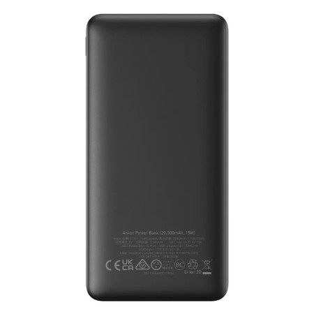 Baterie Externa USB, Tip-C, 20000mAh, 15W, Anker PowerCore, Black