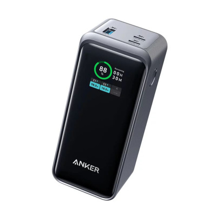 Baterie Externa 2x USB-C, USB, 20000mAh, 200W, Anker Prime, Black