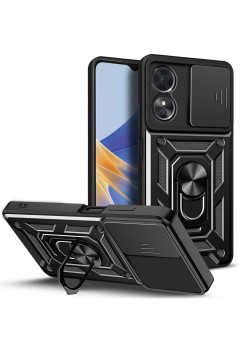 Husa pentru Honor 100 - Techsuit CamShield Series - Black