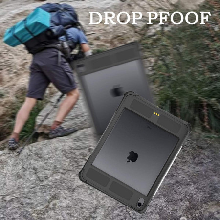 Husa pentru iPad Air 4 (2020) / Air 5 (2022), Waterproof IP68, Black