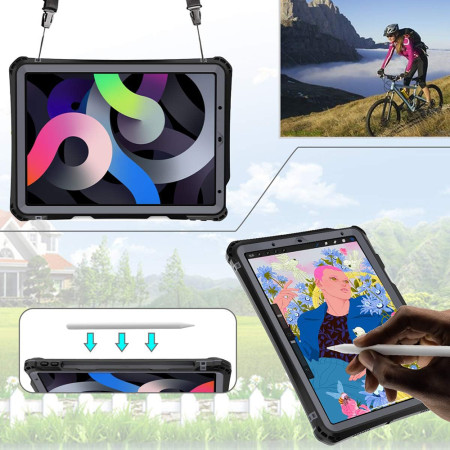 Husa pentru iPad Air 4 (2020) / Air 5 (2022), Waterproof IP68, Black