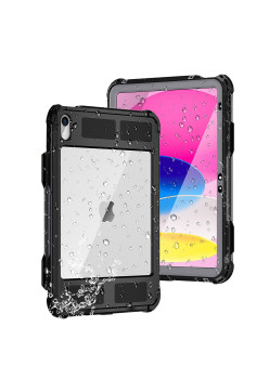 Husa pentru iPad 10 (2022) 10.9, Waterproof IP68, Black