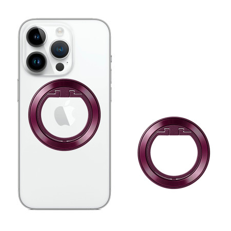 Suport Telefon Rotund MagSafe, MPR2, Burgundy