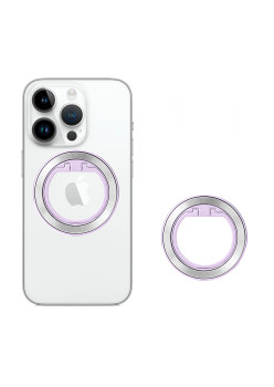 Suport Telefon Rotund MagSafe, MPR2, Silver / Pink