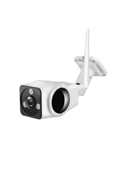Camera de Supraveghere 3MP, Wide Angle, Waterproof, V380 PRO App - Techsuit (K5) - White