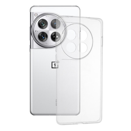 Husa Silicon compatibila OnePlus 12, Pastreaza Originalitatea, Transparent 