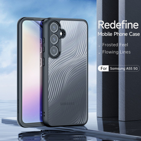 Husa pentru Samsung Galaxy A55 5G, Dux Ducis Aimo Series, Black