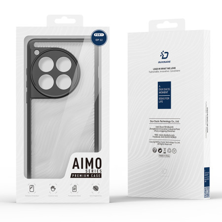 Husa pentru OnePlus 12, Dux Ducis Aimo Series, Black