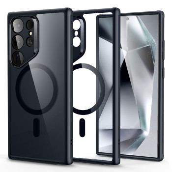 Husa pentru Samsung Galaxy S24 Ultra ESR Classic Hybrid HaloLock, Clear Black