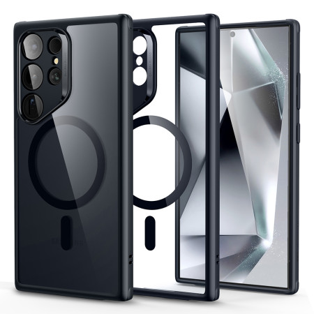 Husa pentru Samsung Galaxy S24 Ultra ESR Classic Hybrid HaloLock, Clear Black