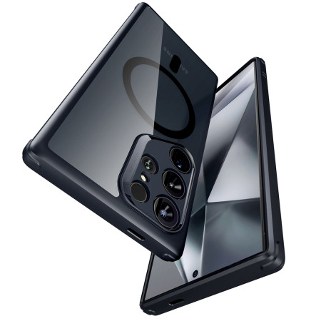 Husa pentru Samsung Galaxy S24 Ultra ESR Classic Hybrid HaloLock, Clear Black