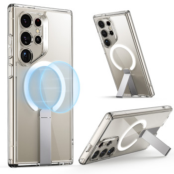Husa pentru Samsung Galaxy S24 Ultra ESR Boost Flickstand HaloLock, Clear