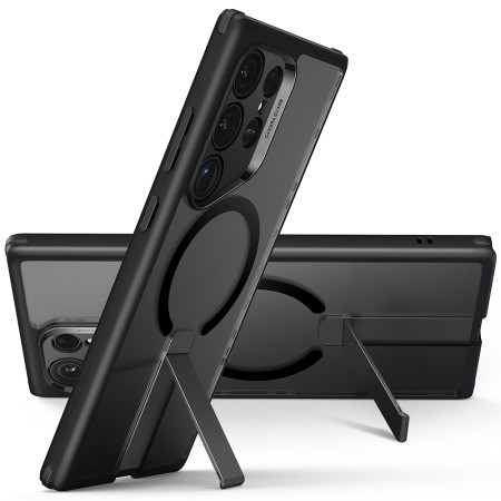 Husa pentru Samsung Galaxy S24 Ultra ESR Boost Flickstand HaloLock, Frosted Black