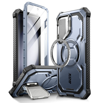 Husa pentru Samsung Galaxy S24 si Folie, I-Blason Armorbox MagSafe, Tilt