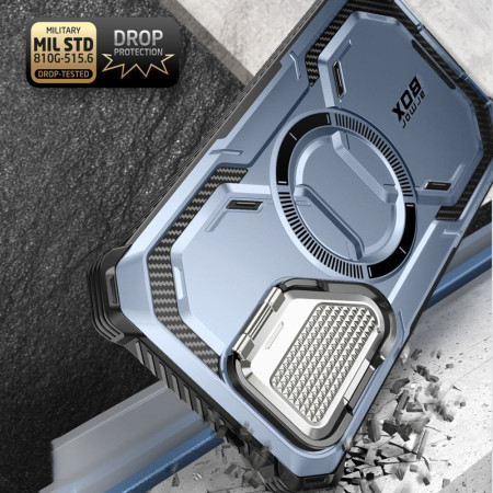 Husa pentru Samsung Galaxy S24 si Folie, I-Blason Armorbox MagSafe, Tilt