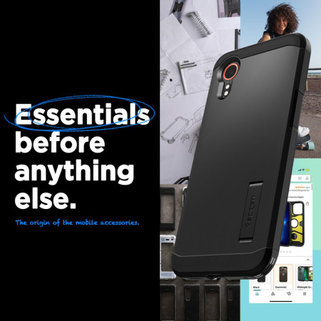 Husa pentru Samsung Galaxy Xcover7, Spigen Tough Armor, Black