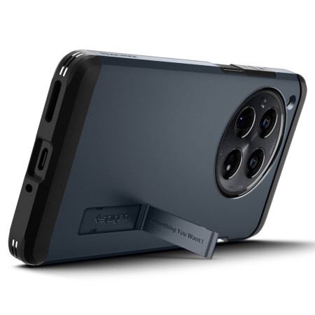 Husa pentru OnePlus 12, Spigen Tough Armor, Metal Slate