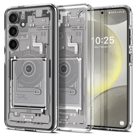 Husa pentru Samsung Galaxy S24, Spigen Ultra Hybrid Zero One, White