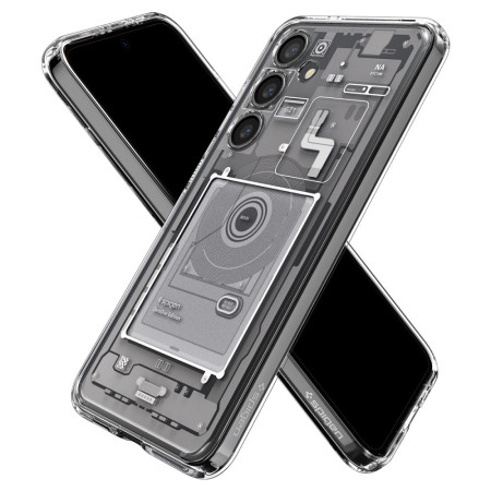 Husa pentru Samsung Galaxy S24, Spigen Ultra Hybrid Zero One, White