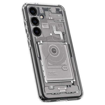 Husa pentru Samsung Galaxy S24, Spigen Ultra Hybrid Zero One, White
