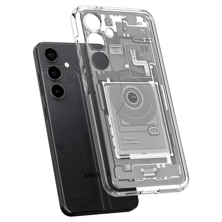 Husa pentru Samsung Galaxy S24, Spigen Ultra Hybrid Zero One, White