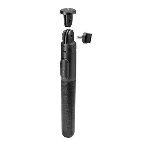 Selfie Stick cu Surub 1/4 pentru Telefon si GoPro, Spigen, Black