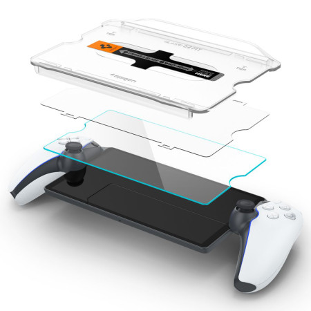 Folie pentru Sony PlayStation Portal, Spigen Glas.TR EZ FIT, Clear