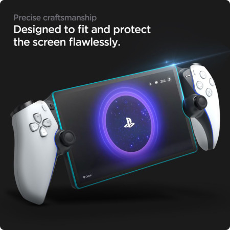 Folie pentru Sony PlayStation Portal, Spigen Glas.TR EZ FIT, Clear