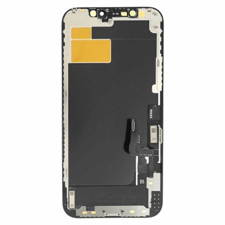 Ecran Compatibil cu iPhone 12 / 12 Pro, In-Cell LCD cu Touchscreen si Rama, Black