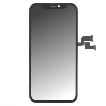 Ecran Compatibil cu iPhone XS si Folie Adeziva, NCC Advanced In-Cell cu Touchscreen si Rama, Black